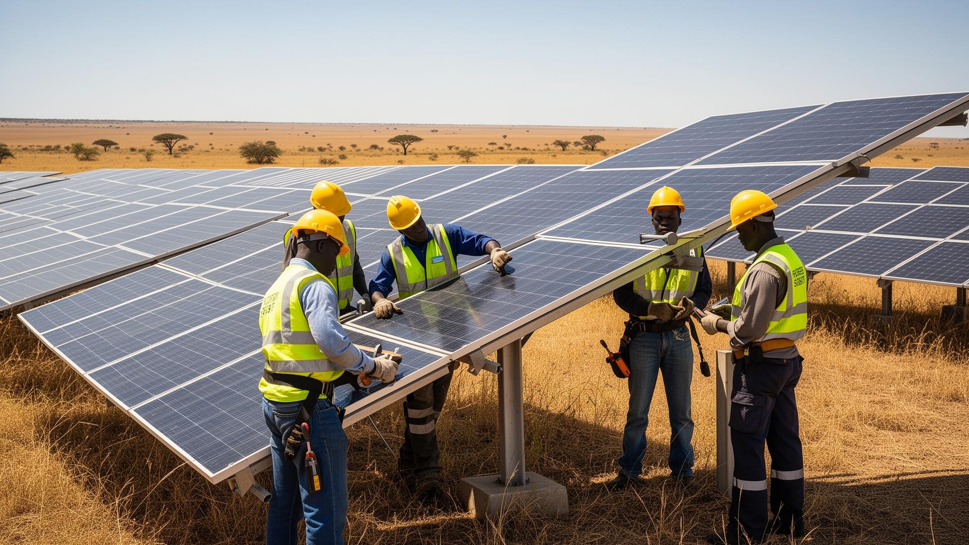 Installation panneaux solaires
